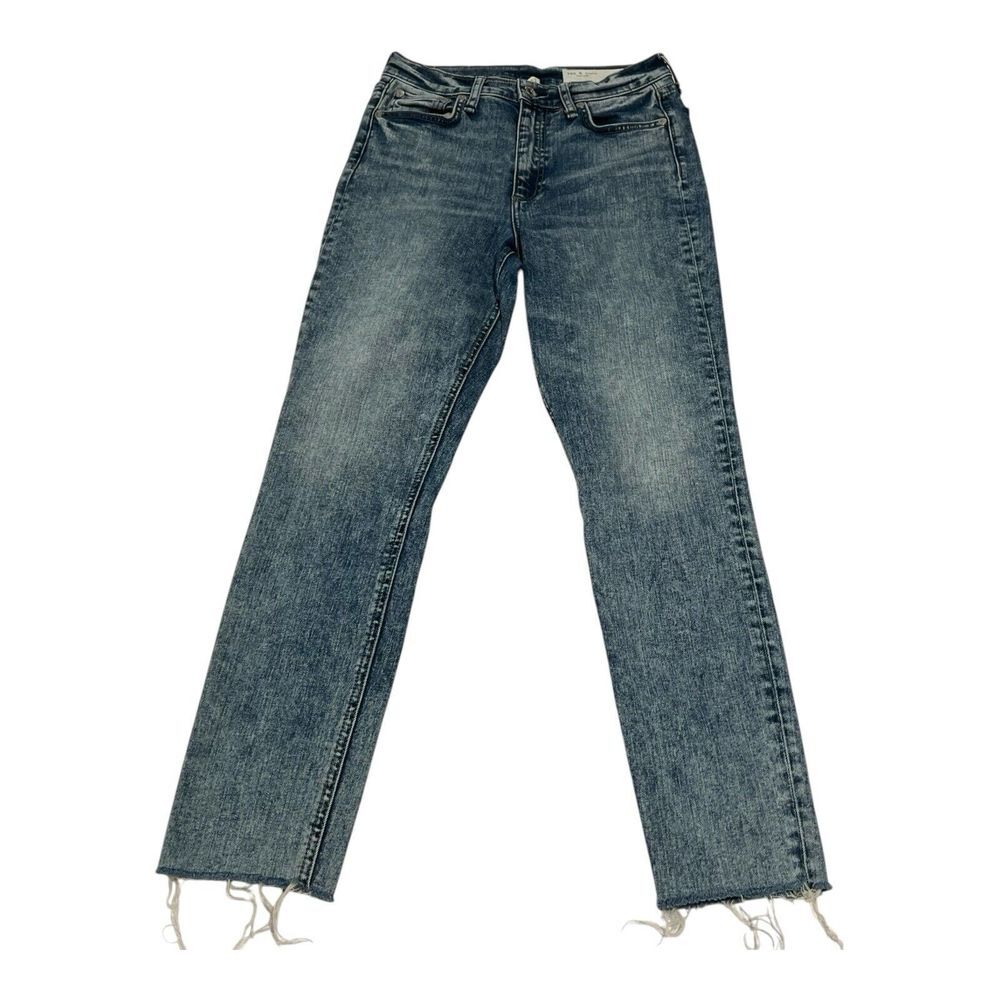 Rag & Bone‎ Women's Nina High-Rise Ankle Skinny Leg Jeans Blue Size 27